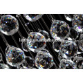 Cristal moderne de chute de pluie de lustre pour l&#39;économie d&#39;énergie / LED LT-92007